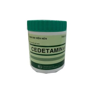 Cedetamin Xd kháng viêm, giảm dị ứng (hộp 500 viên)