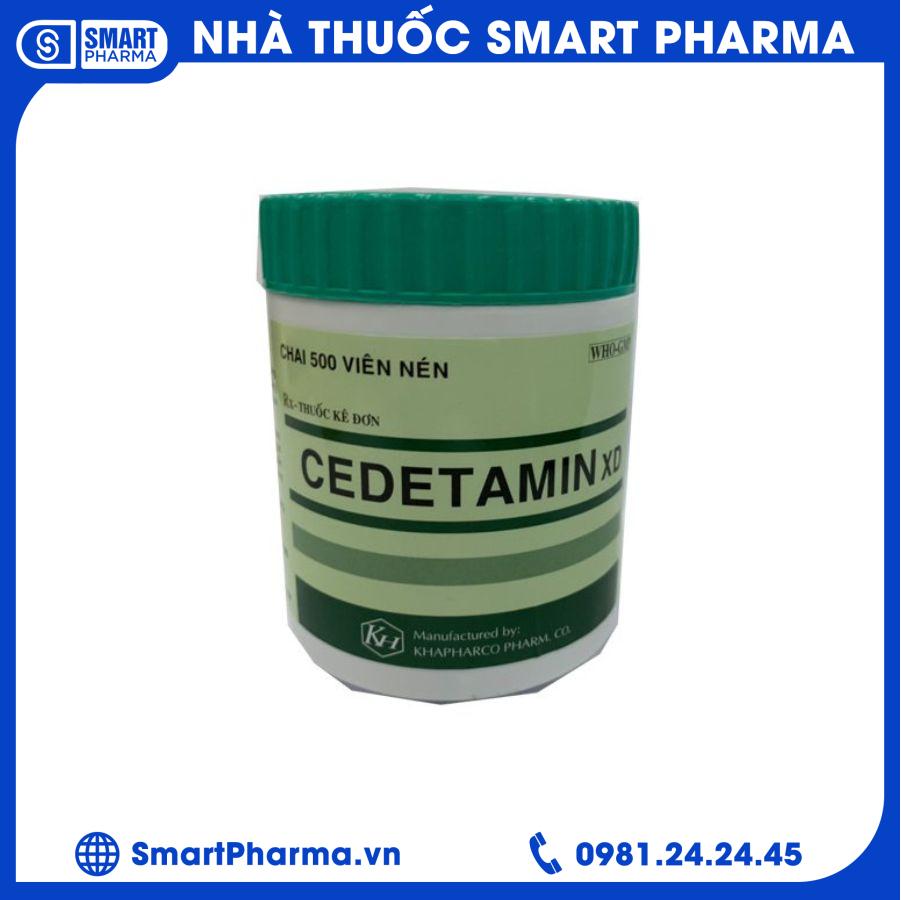 Cedetamin XD (nắp xanh) Smart Pharma - Cedetamin XD nap