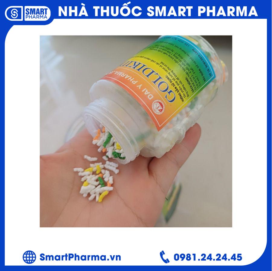 Cốm bổ Calci Goldikid 2 Smart Pharma - Com bo Calci Goldikid 2