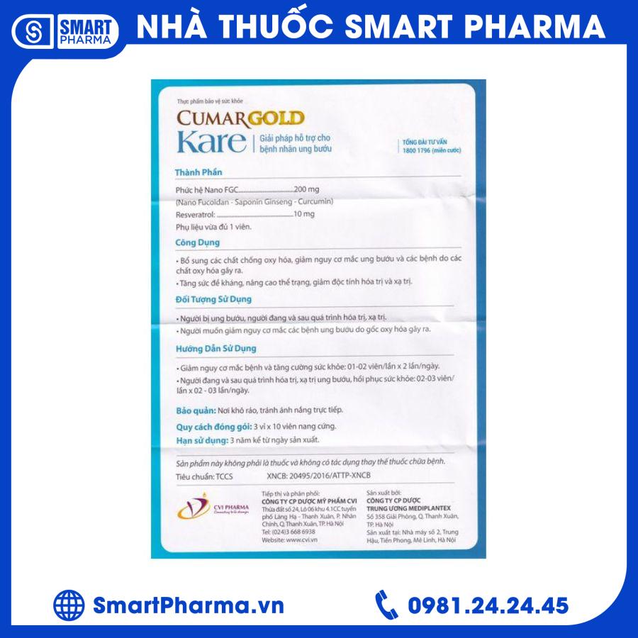 Cumar gold Kare 2 Smart Pharma - Cumar gold Kare 2