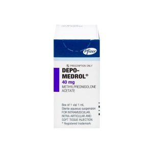 Thuốc tiêm Depo Medrol 40mg Pfizer chống viêm và điều trị các rối loạn về máu, ung thư (1 lọ x 1ml)