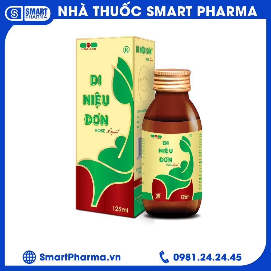 Di niệu Đơn siro (lọ 125ml) Smart Pharma - Di nieu Don siro lo 125ml