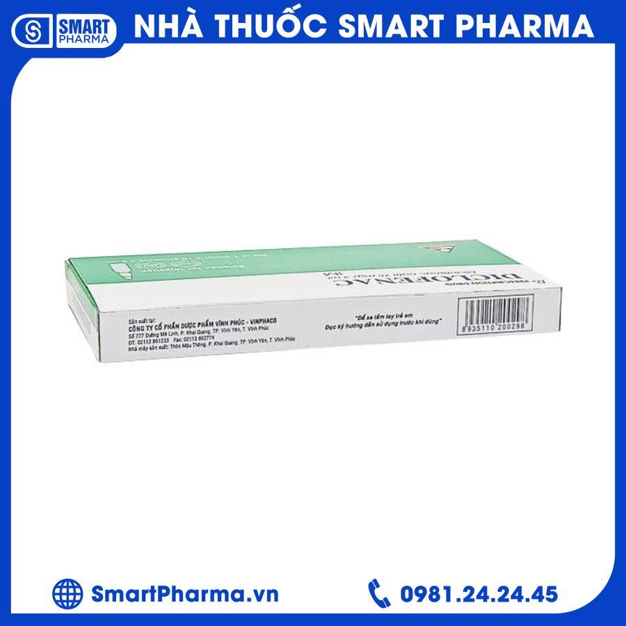 Diclofenac 75mg vĩnh phúc 1 Smart Pharma - Diclofenac 75mg vinh phuc 1