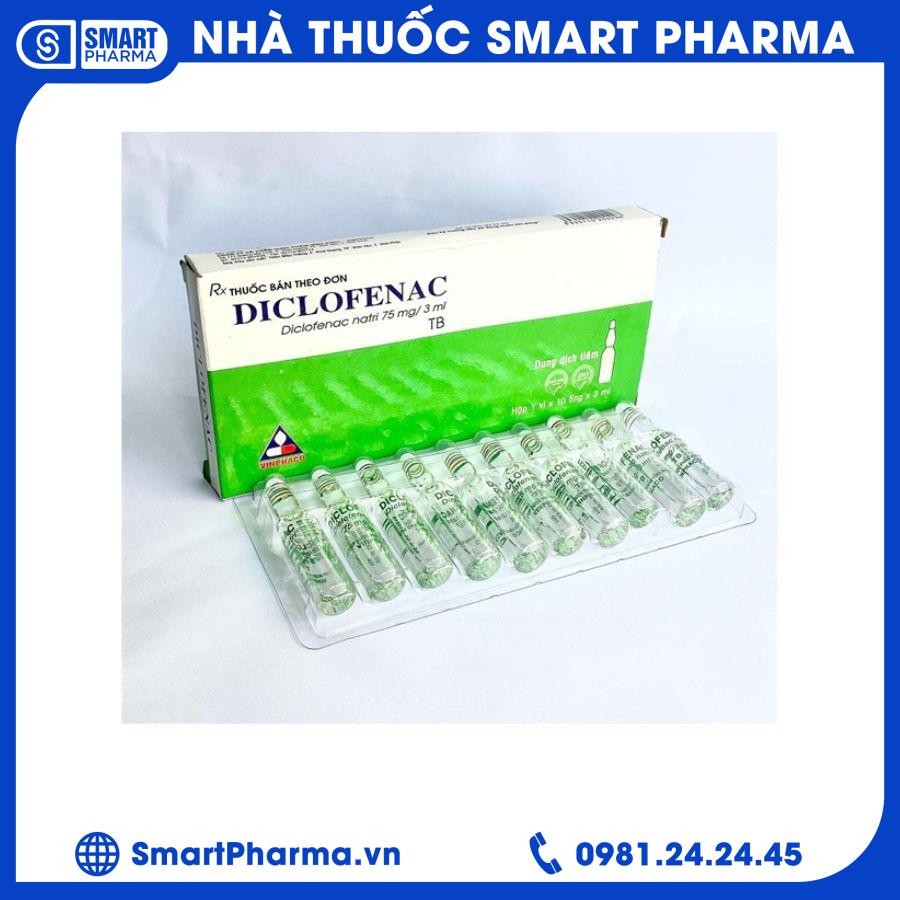 Diclofenac 75mg vĩnh phúc 3 Smart Pharma - Diclofenac 75mg vinh phuc 3