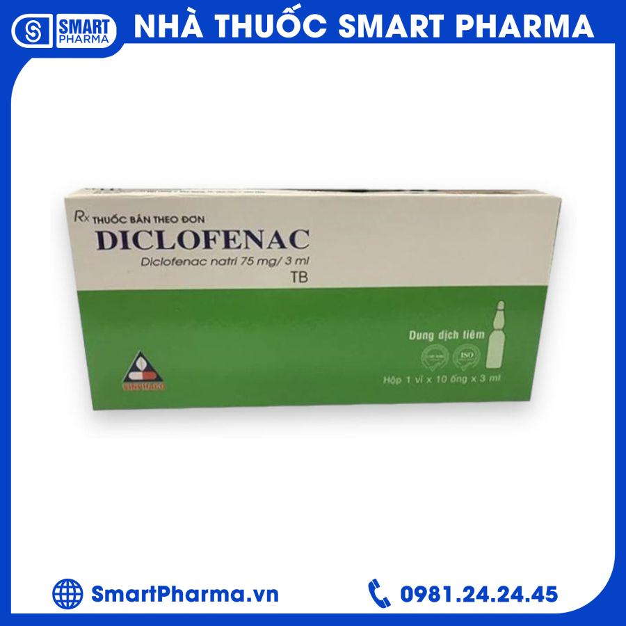 Diclofenac 75mg vĩnh phúc Smart Pharma - Diclofenac 75mg vinh phuc