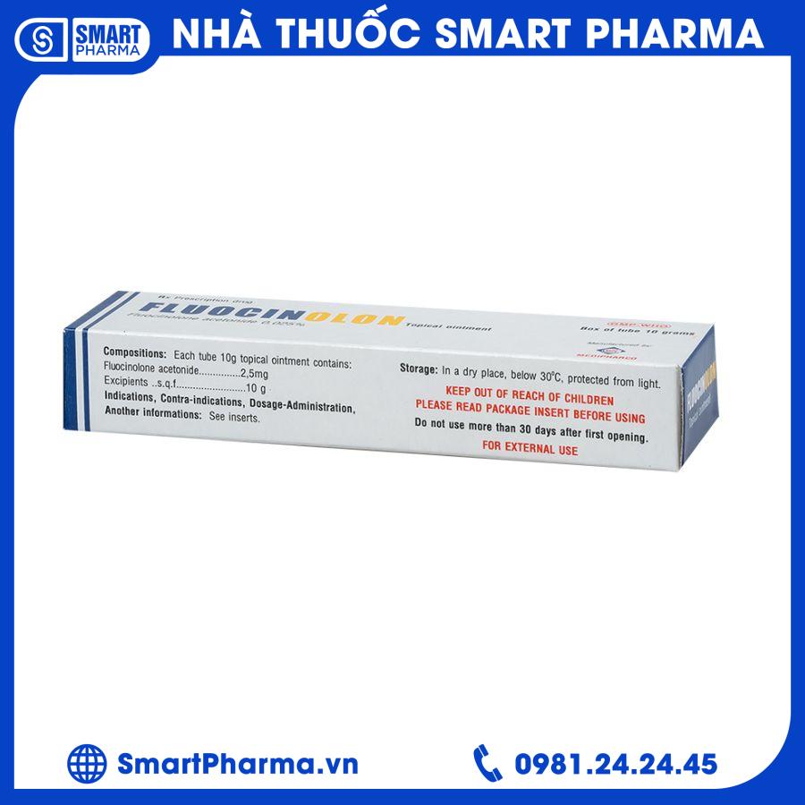 Fluocinolon 10g Huế 1 Smart Pharma - Fluocinolon 10g Hue 1