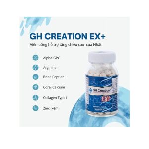 Smart Pharma - GH Creation EX+ , Viên uống tăng chiều cao chính hãng của Nhật, hộp 270 viên 2 Smart Pharma - GH Creation EX 1