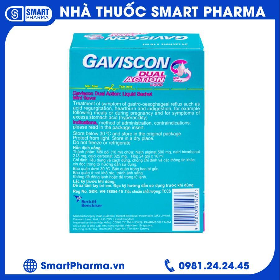 Gaviscon hồng 1 Smart Pharma - Gaviscon hong 1 1