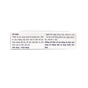 Smart Pharma - Thuốc Giải Cảm Nhất Nhất - Làm giảm các triệu chứng cảm lạnh 1 Smart Pharma - Giai cam Nhat Nhat 3