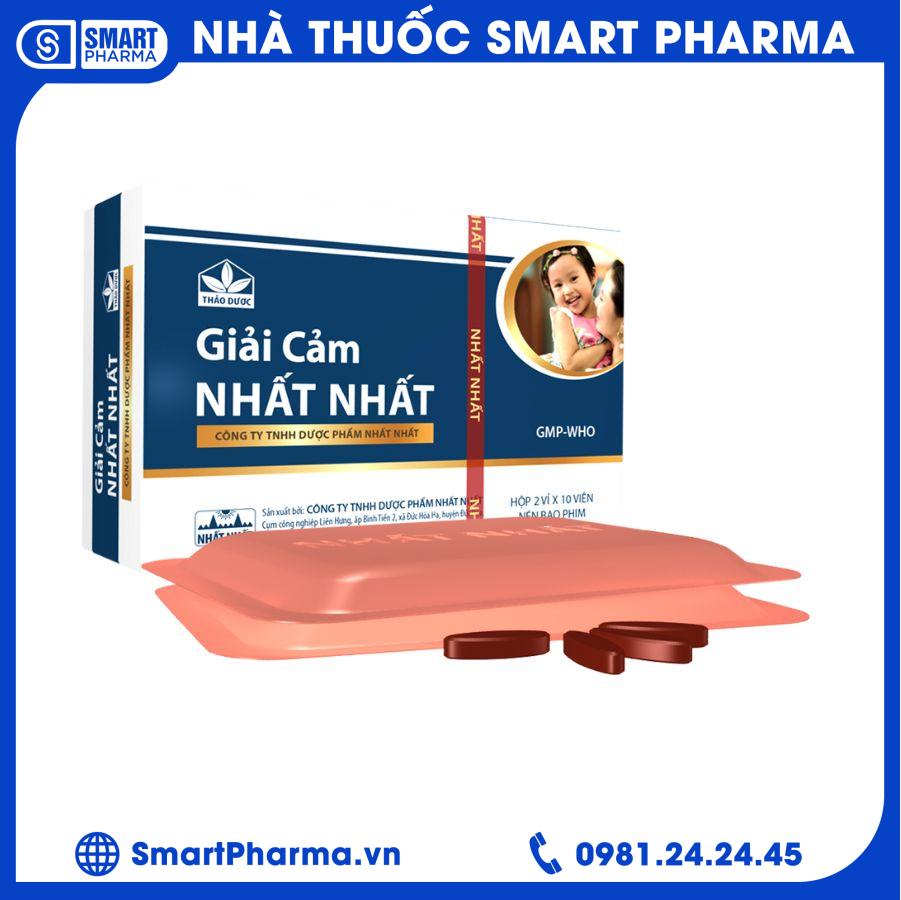 Giải cảm Nhất Nhất Smart Pharma - Giai cam Nhat Nhat