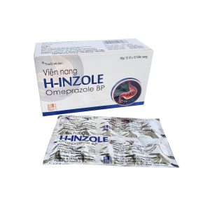 Thuốc H-Inzole 20mg làm giảm acid dạ dày, được dùng để điều trị loét dạ dày-tá tràng