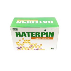 Thuốc Haterpin Hà Tây điều trị khi có các triệu chứng như ho, có đờm (Hộp 50 vỉ x 10 viên)