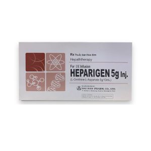Heparigen 5000mg/10ml điều trị bệnh lý về gan (10 ống)
