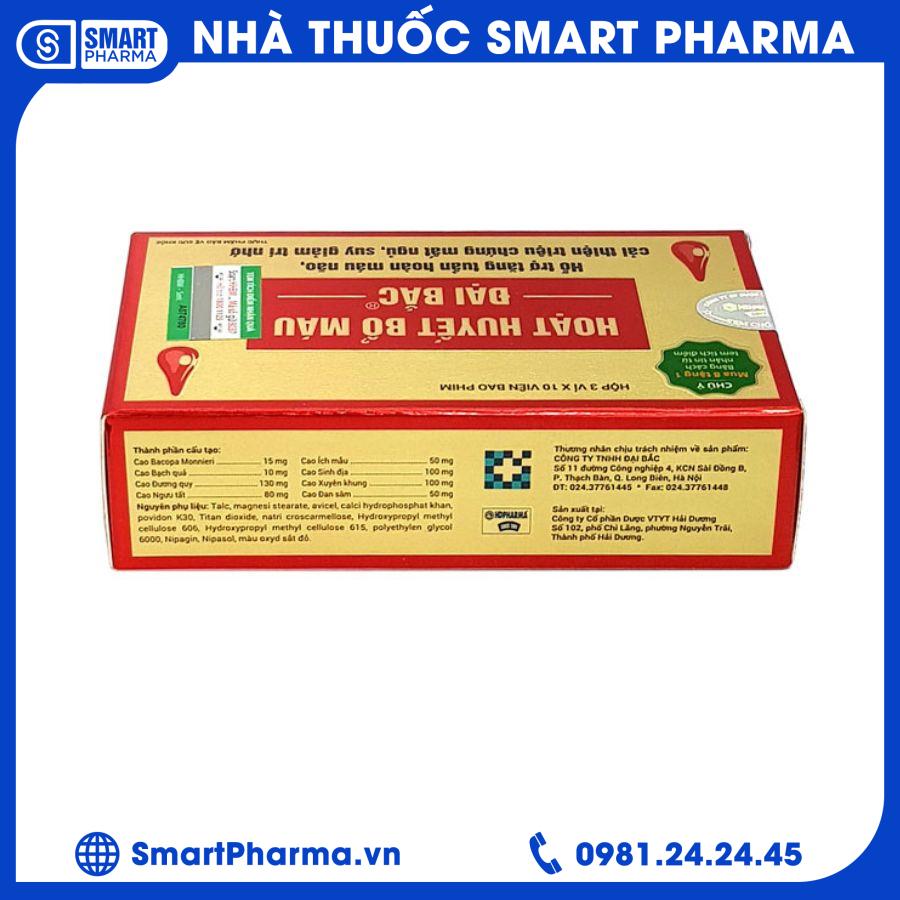 Hoạt huyết bổ máu Đại Bắc 1 Smart Pharma - Hoat huyet bo mau Dai Bac 1