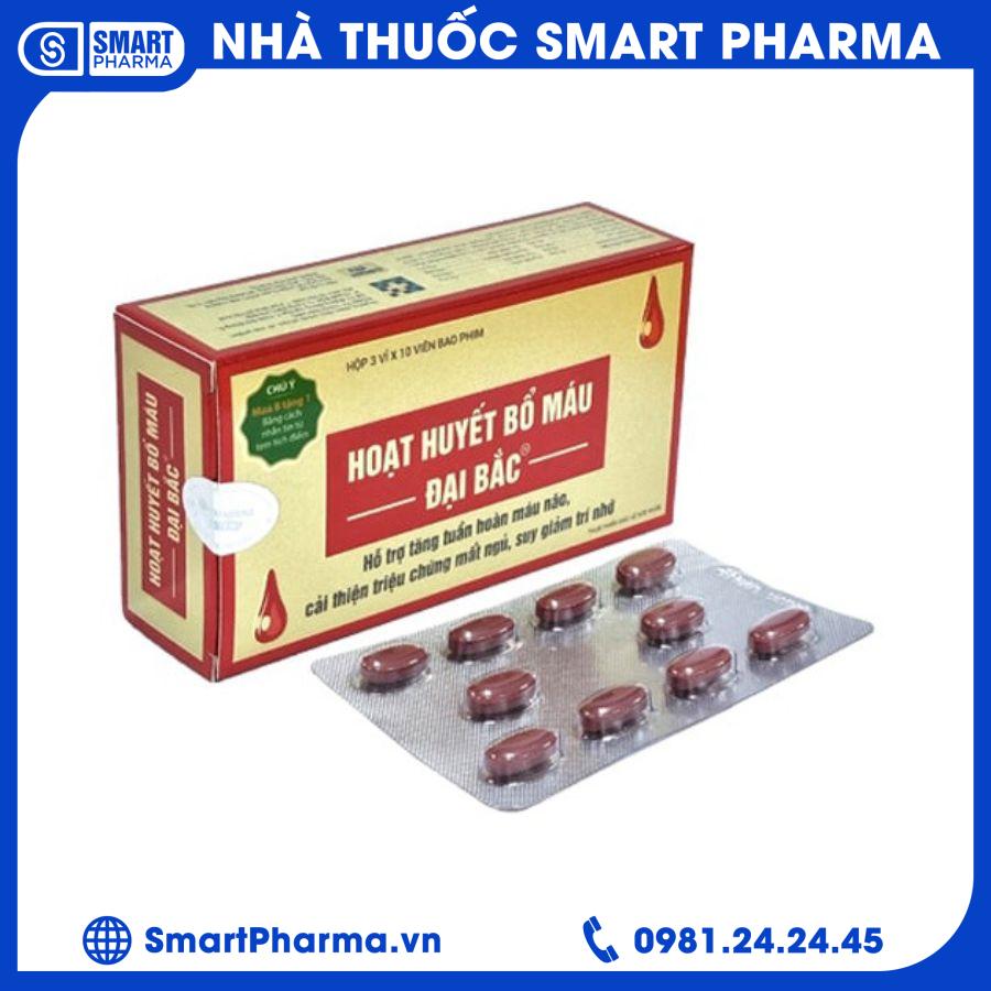 Hoạt huyết bổ máu Đại Bắc 2 Smart Pharma - Hoat huyet bo mau Dai Bac 2