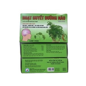 Smart Pharma - Viên uống tăng tuần hoàn não Hoạt huyết dưỡng não Vinaphar hộp 5 vỉ x 20 viên nén bao phim 2 Smart Pharma - Hoat huyet duong nao Vinaphar 1