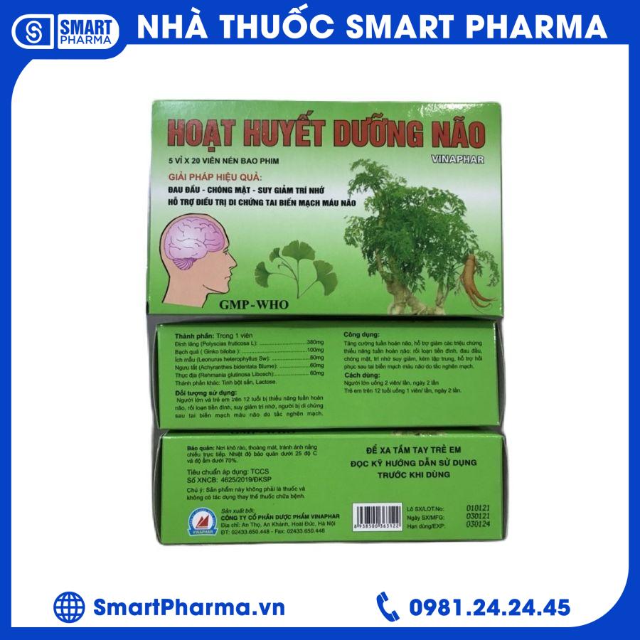 Hoạt huyết dưỡng não Vinaphar 1 Smart Pharma - Hoat huyet duong nao Vinaphar 1