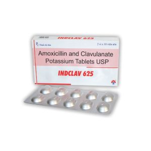 Smart Pharma - Thuốc kháng sinh Indclav 625 điều trị nhiễm trùng (Hộp 2 vỉ x 10 viên) 2 Smart Pharma - Indclav 625mg 1