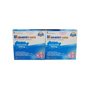 Thuốc Kidhepet new - Thuốc điều trị Zona và thuỷ đậu hiệu quả (Hộp 20 gói)