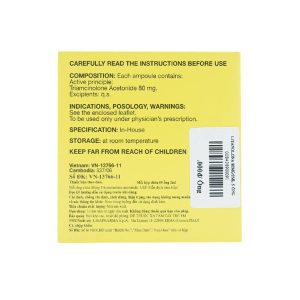 Smart Pharma - Thuốc tiêm Lisanolona 80mg/2ml Lisapharma điều trị dị ứng, hen suyễn, viêm mũi dị ứng (5 ống) 2 Smart Pharma - Lisanolona 1