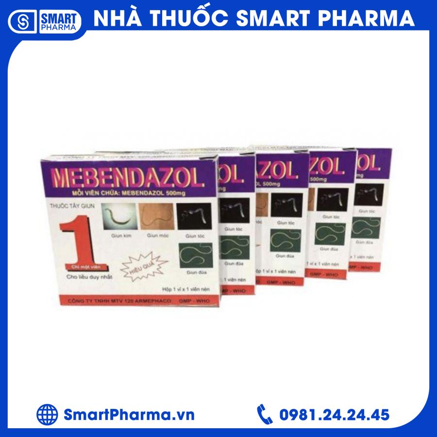 Mebendazol 500mg 2 Smart Pharma - Mebendazol 500mg 2