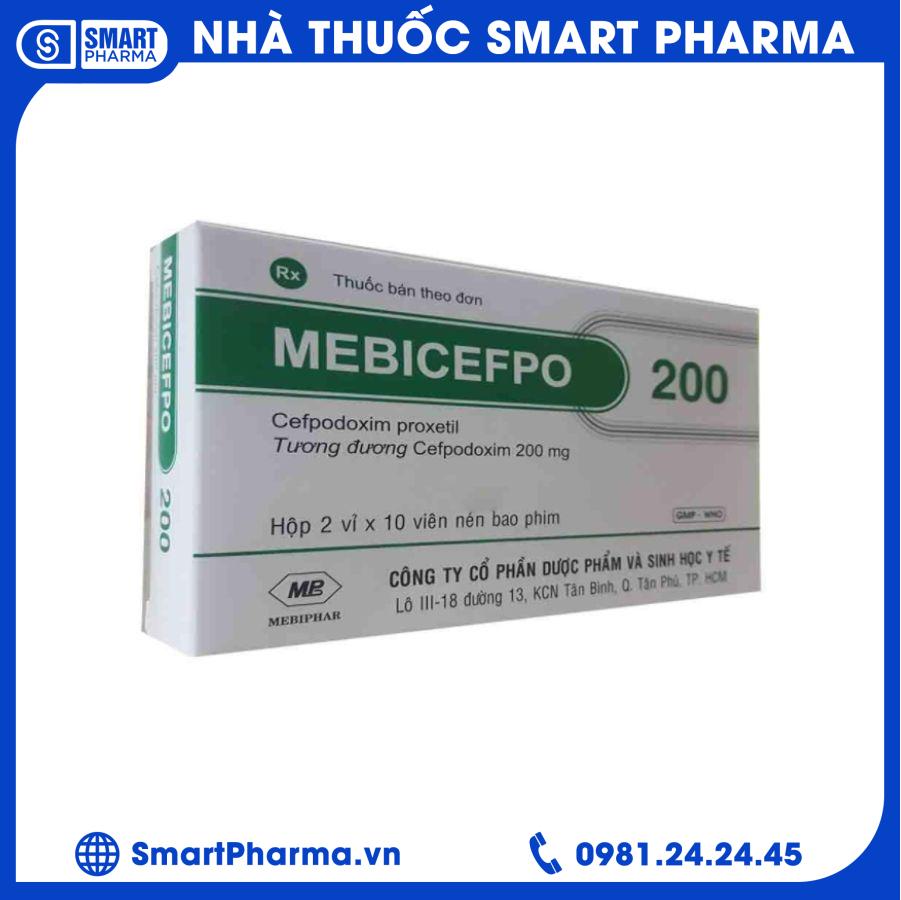 Mebicefpo 200 Smart Pharma - Mebicefpo 200