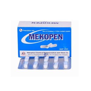 Smart Pharma - Thuốc Mekopen Mekophar điều trị bệnh nhiễm khuẩn đường hô hấp trên Hộp 10 vỉ x 10 viên 1 Smart Pharma - Mekopen 2