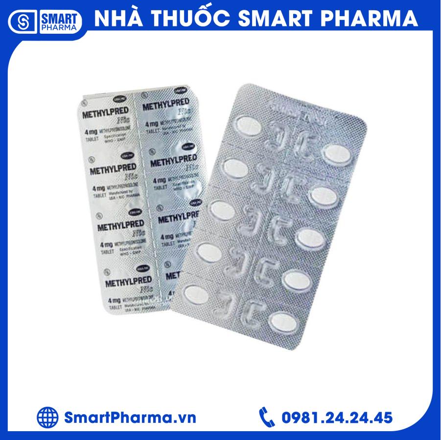 Methylpred- NIC 4mg 1 Smart Pharma - Methylpred NIC 4mg 1