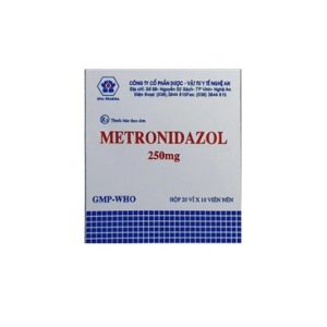 Smart Pharma - Viên nén Metronidazol 250mg Nghệ An điều trị nhiễm kí sinh trùng, nhiễm khuẩn (Hộp 20 vỉ x 10viên) 2 Smart Pharma - Metronidazol 250mg Nghe An 2