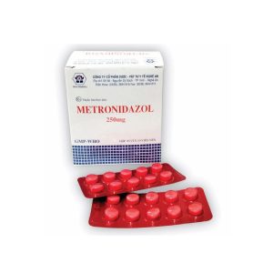 Viên nén Metronidazol 250mg Nghệ An điều trị nhiễm kí sinh trùng, nhiễm khuẩn (Hộp 20 vỉ x 10viên)