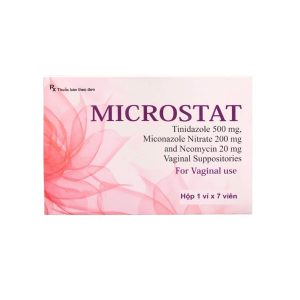 Thuốc đặt Microstat (500mg) - Điều trị viêm nhiễm âm đạo