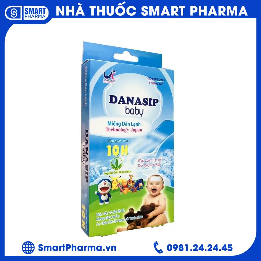 Miếng dán hạ sốt Danasip Smart Pharma - Mieng dan ha sot Danasip