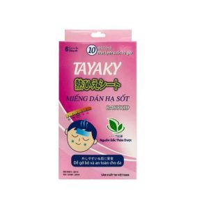 Miếng dán hạ sốt Baby Kid Tayaky (Hộp 6 miếng)