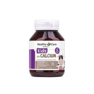 Viên uống Healthy Care Kid’s Milk Calcium bổ sung canxi, Vitamin D3 (Chai 60 viên)