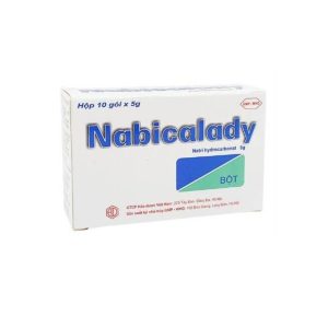 Thuốc bột Nabicalady được chỉ định để vệ sinh răng miệng, khử mùi, vệ sinh phụ nữ hộp 10 gói