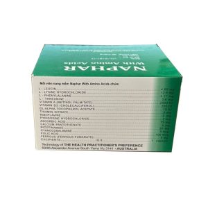 Smart Pharma - Thuốc bổ sung vitamin Naphar With Amino Acids hộp 10 vỉ x 15 viên 2 Smart Pharma - Naphar with Amino Acids 2