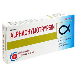 Smart Pharma - Thuốc Alphachymotrypsin Armephaco điều trị phù nề sau chấn thương, sau phẫu thuật (2 vỉ x 10 viên) 1 Smart Pharma - Nha thuoc Smart Pharma 1