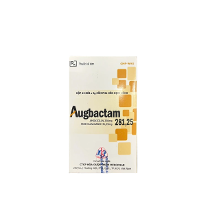 Thuốc Augbactam 281,25mg Mekophar điều trị nhiễm khuẩn hộp (12 gói x 2g)