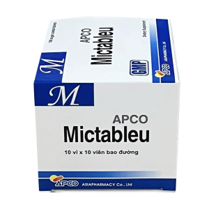 Smart Pharma - Mictableu Apco sát khuẩn đường tiết niệu (Hộp 10 vỉ x 10 viên) 2 Smart Pharma - Nha thuoc Smartpharma 2026 09 24T165441.797