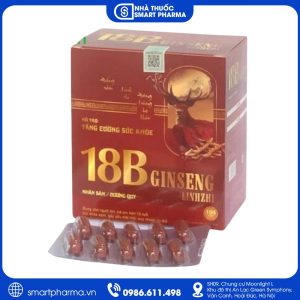 18B Ginseng Linhzhi Vinaphar – Bồi bổ sức khỏe, giảm mệt mỏi, tăng cường sức đề kháng (100 viên)