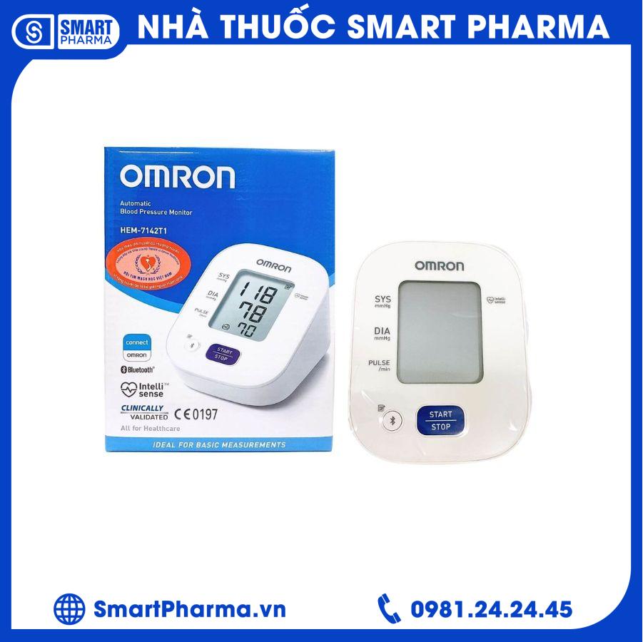 Omron bắp tay HEM - 7142T1 Smart Pharma - Omron bap tay HEM 7142T1