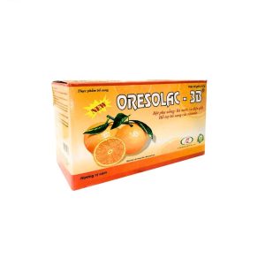 Bột pha uống Oresolac 3B vị cam - bù nước và điện giải, bổ sung các vitamin (40 gói x 4,1g)