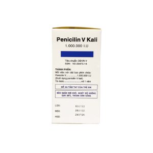 Smart Pharma - Thuốc Penicilin V Kali 1.000.000 I.U Vidipha điều trị và dự phòng các chứng nhiễm khuẩn (10 vỉ x 10 viên) 1 Smart Pharma - Penicilin V kali Vidipha 2