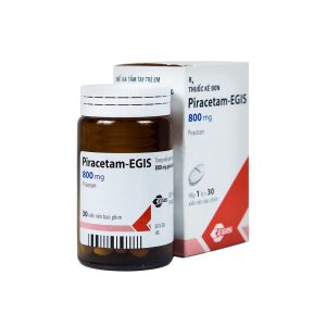 Viên nén Piracetam - Egis 800mg điều trị các triệu chứng của hội chứng tâm thần thực thể (30 viên)