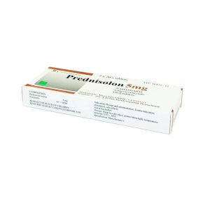 Smart Pharma - Thuốc Prednisolone 5mg Nam Hà chống viêm, chống dị ứng và ức chế miễn dịch (Hộp 2 vỉ x 20 viên) 1 Smart Pharma - Prednisolon 5mg Nam Ha 2