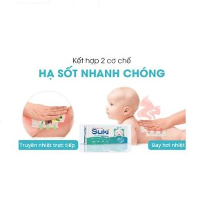 Smart Pharma - Khăn hạ sốt Suki hỗ trợ hạ nhiệt giảm sốt (5 túi x 5 khăn) 2 Smart Pharma - Smart pharma 2024 12 21T095936.310