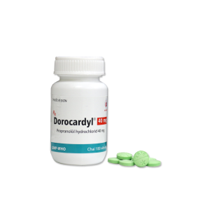 Thuốc Dorocardyl 40mg trị tăng huyết áp, đau thắt ngực ( Lọ 100 viên)