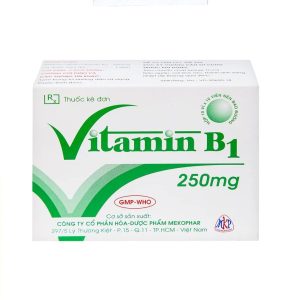 Thuốc Vitamin B1 250mg Mekophar điều trị tình trạng thiếu Vitamin B ( Hộp 10 vỉ x 10 viên)
