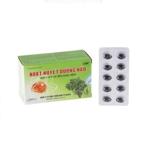Viên uống Hoạt Huyết Dưỡng Não Abipha tăng cường tuần hoàn não ( Hộp 5 vỉ x 10 viên)