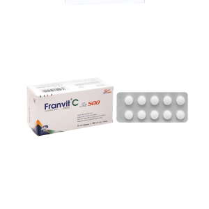 Franvit C.Ex 500 bổ sung vitamin C, tăng đề kháng ( Hộp 5 vỉ x 10 viên)